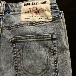 True Religion light wash jeans